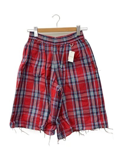 商品画像：plaid shorts/ショートパンツ/00サイズ/コットン/RED/チェック/MINI-PT-U03// 1