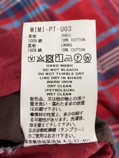 商品画像：plaid shorts/ショートパンツ/00サイズ/コットン/RED/チェック/MINI-PT-U03// 5