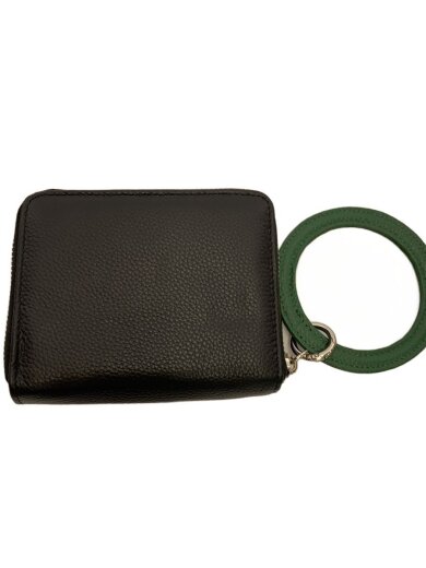 商品画像：2つ折り財布/レザー/BLK/メンズ/EA1051114A0005 1