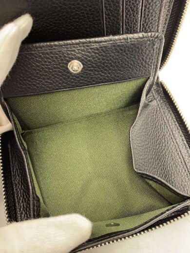 商品画像：2つ折り財布/レザー/BLK/メンズ/EA1051114A0005 5