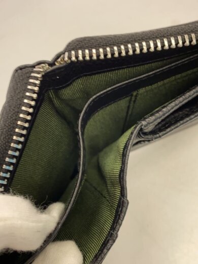 商品画像：2つ折り財布/レザー/BLK/メンズ/EA1051114A0005 6