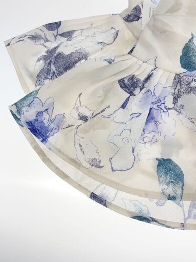 商品画像：半袖ワンピース/0/ポリエステル/WHT/花柄/FWFO242004 5