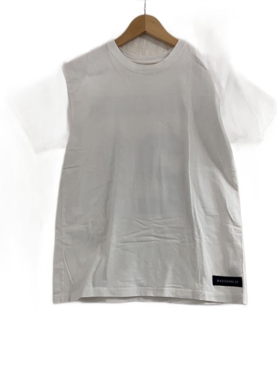 MADISONBLUE / Tシャツ/XS/コットン/WHT/無地/MB221-7010