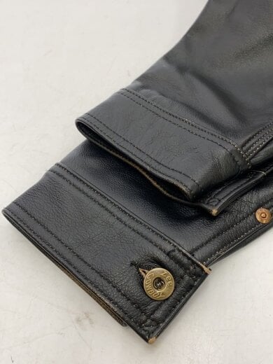 商品画像：レザージャケット・ブルゾン/38/牛革/BLK/LM9901 6