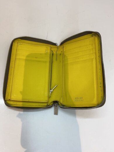 商品画像：少々汚れ、使用感有り/財布/レザー/グレー/無地/レディース 4