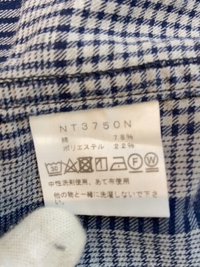商品画像：BAND COLLAR TWILL SHIRT/M/コットン/BLU/チェック 4