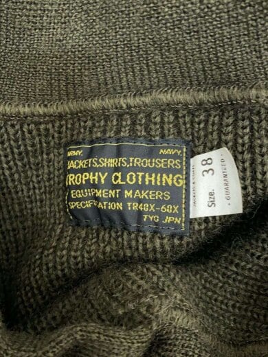商品画像：ニット・セーター(厚手)/36/ウール/KHK 3