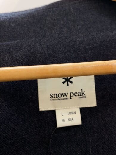 商品画像：snow peak/ステンカラーコート/L/ウール/ブラック/JK-15AU405 4