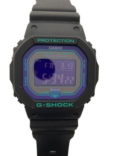 商品画像：ソーラー腕時計・G-SHOCK/デジタル/ラバー/BLK/BLK 1