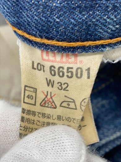 商品画像：ストレートパンツ/32/コットン/IDG/66501/00s/BIGE/裾擦れ有/パッチ破損 5