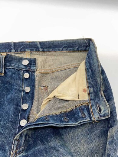 商品画像：ストレートパンツ/32/コットン/IDG/501XX/90s/ボタン裏555/バレンシア製/左膝ダメーシ 3