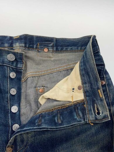 商品画像：ストレートパンツ/32/コットン/IDG/201XX/90s/ボタン裏555/バレンシア製/裾・膝ダメ 3