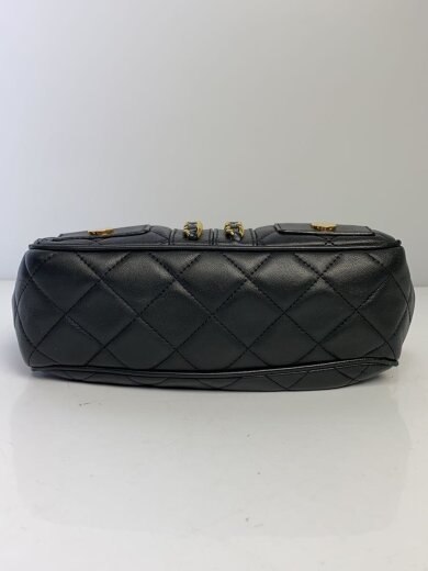 商品画像：ショルダバイカーーバッグ/レザー/BLK 4