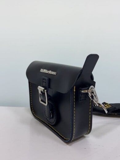 商品画像：5インチ/サッチェルバッグ/ショルダーバッグ/レザー/BLK 2