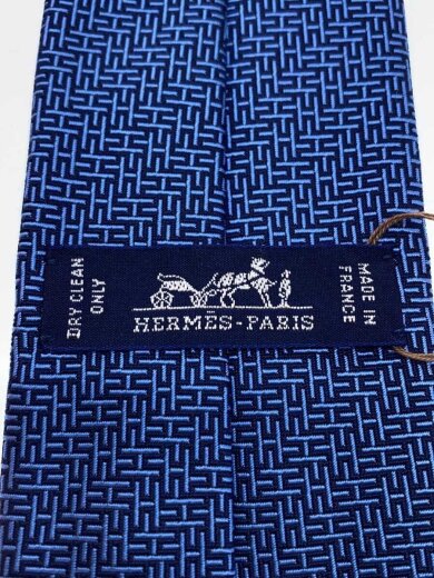 商品画像：ネクタイ/シルク/BLU/メンズ 3