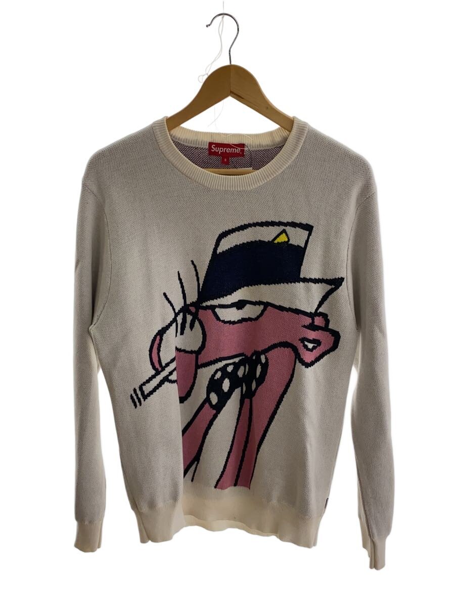Supreme / ニット・セーター(薄手)/S/コットン/14SS Pink Panther Sweater/汚れ有
