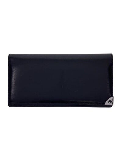 商品画像：長財布/レザー/BLK/無地/メンズ 1