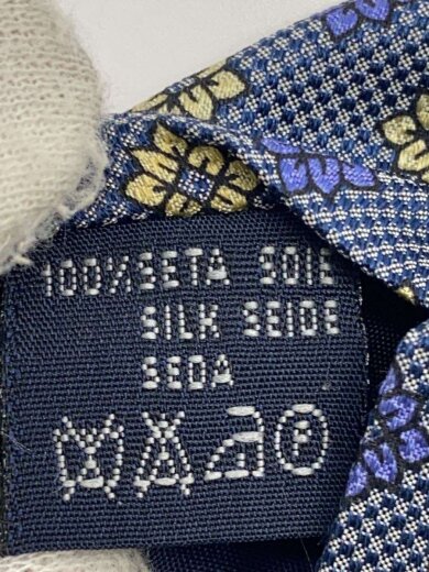 商品画像：ネクタイ/シルク/BLU/総柄/メンズ 3
