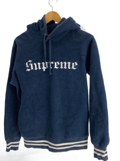 商品画像：REVERSE FLEECE HOODED SWEATSHIRT/パーカー/S/コットン/NVY 1