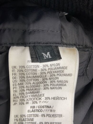 商品画像：ブルゾン/M/コットン/BLK 4