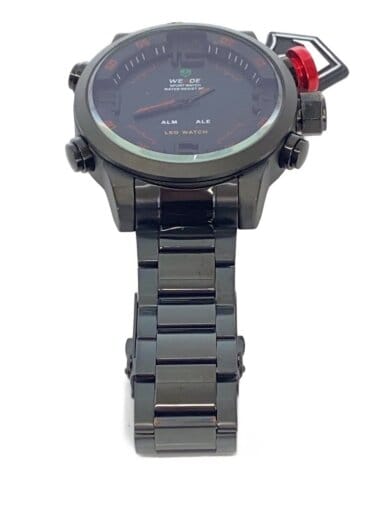 商品画像：クォーツ腕時計/アナログ/ステンレス/BLK/BLK/WH-2309 5