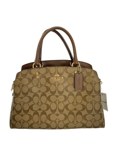 商品画像：リリー キャリーオール シグネチャー キャンバス/ハンドバッグ/PVC/BRW/総柄/91495 1