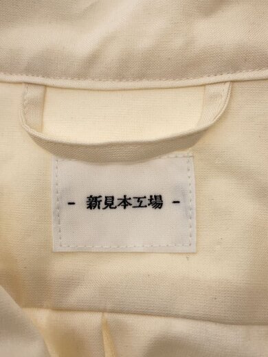 商品画像：はたやロングシャツ/FREE/コットン/シルク混/CRM/無地/007SH 3