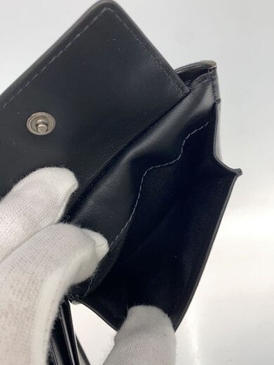 商品画像：2つ折り財布/--/BLK/チェック/メンズ/8064604// 5