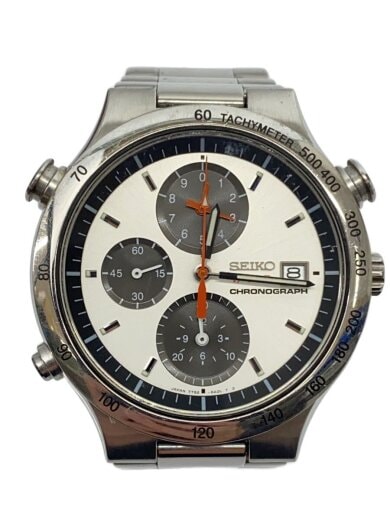 商品画像：クォーツ腕時計/アナログ/ステンレス/WHT/SLV/7T52-6A20 1