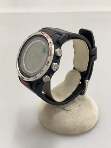 商品画像：ソーラー腕時計_PRO TREK/デジタル/ラバー/BLK/BLK// 2