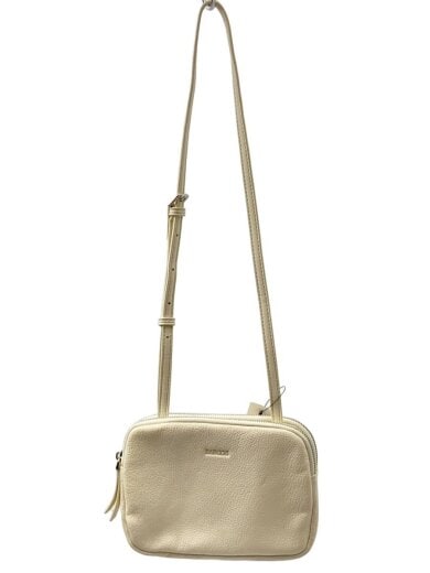 商品画像：ショルダーバッグ/レザー/WHT/無地 1