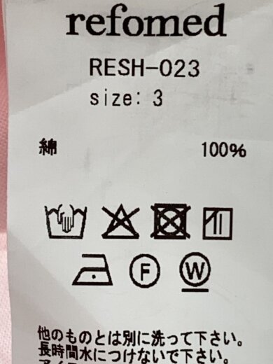 商品画像：長袖シャツ/3/コットン/PNK/RESH-023// 4