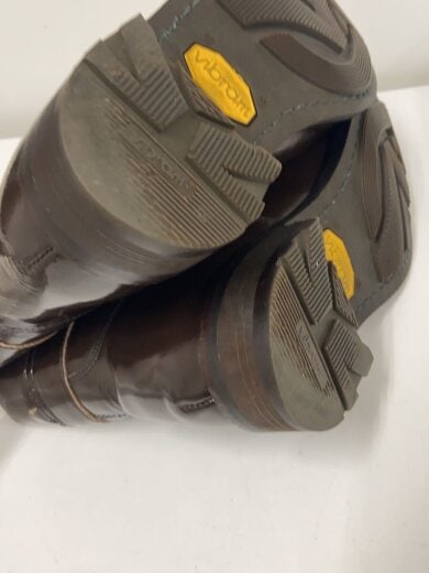 画像：GUCCIGUCCI グッチ　レースアップブーツ/UK8/BRW/レザー/104 01347