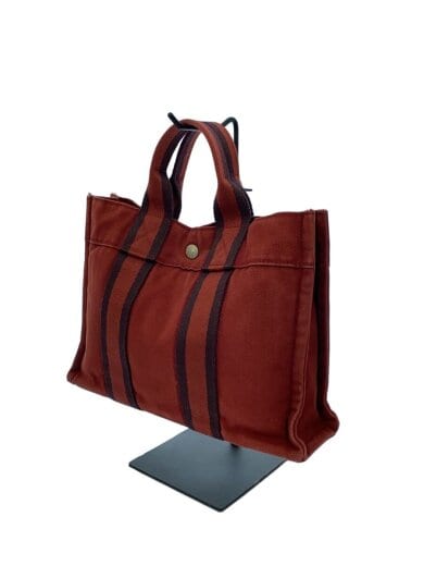 商品画像：ハンドバッグ/キャンバス/RED/無地 2