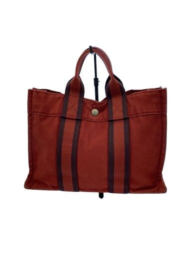 商品画像：ハンドバッグ/キャンバス/RED/無地 3