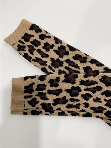 商品画像：豹柄ニット・セーター(厚手)/--/ウール/BRW/アニマル 5