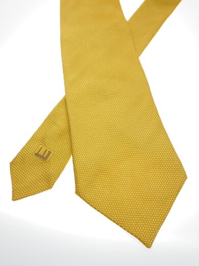 商品画像：ネクタイ/シルク/YLW/無地/メンズ 2