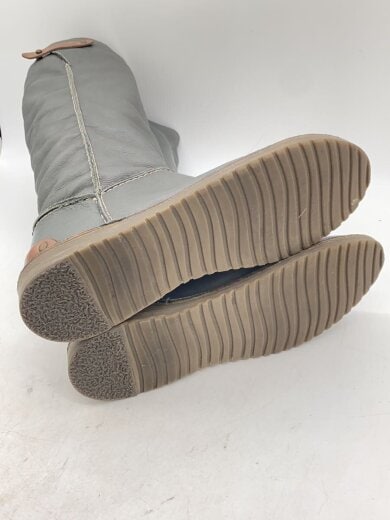 商品画像：ロングブーツ/--/GRY/レザー 4