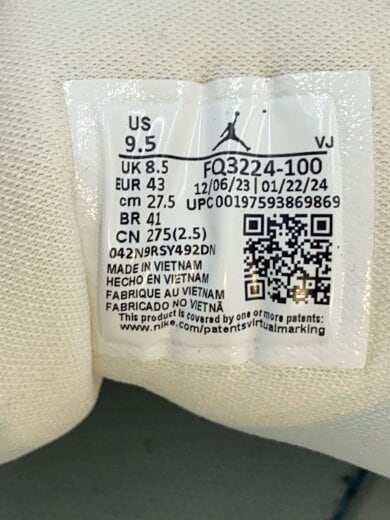 商品画像：ハイカットスニーカー/27.5cm/WHT/FQ3224-100// 5