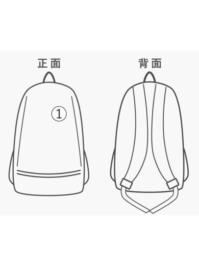 商品画像：リュック/ナイロン/BLK 8