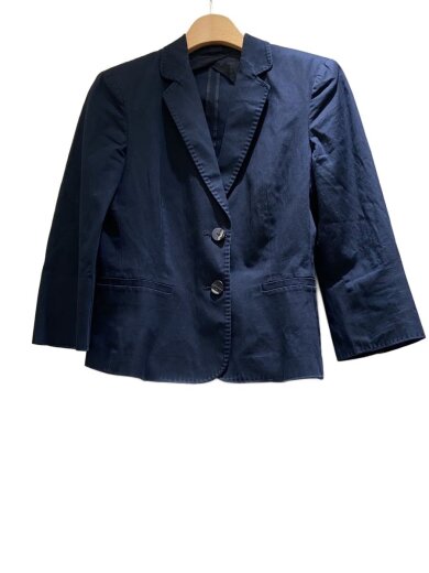 商品画像：テーラードジャケット/38/コットン/NVY 1