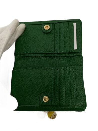 商品画像：2つ折り財布/レザー/GRN/無地/メンズ/EAZ1002214A0004 4