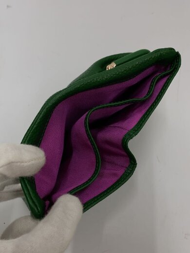 商品画像：2つ折り財布/レザー/GRN/無地/メンズ/EAZ1002214A0004 5