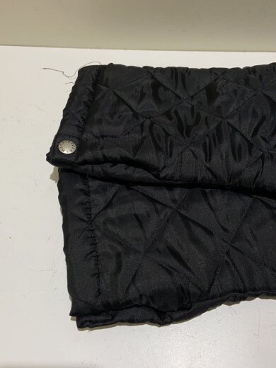 商品画像：キルティング/ホツレ有/ジャケット/S/ポリエステル/BLK/無地 6
