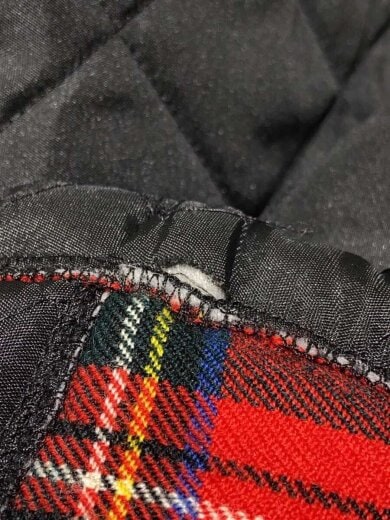 商品画像：キルティング/ホツレ有/ジャケット/S/ポリエステル/BLK/無地 9