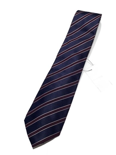商品画像：ネクタイ/--/NVY/ストライプ/メンズ 1