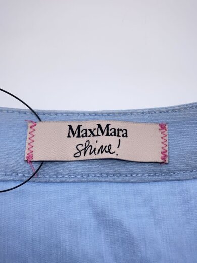 商品画像：ノースリーブブラウス/40/コットン/ブルー/無地/マックスマーラ 3