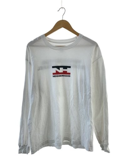 商品画像：長袖Tシャツ/M/コットン/WHT 1