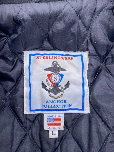 商品画像：sterlingwear/ピーコート/L/ウール/BLK 3