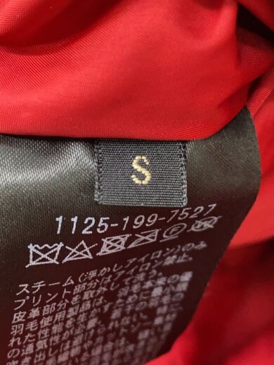 商品画像：ダウンジャケット/S/ナイロン/RED/1125-199-7527 4